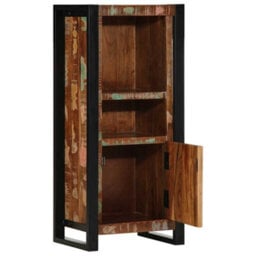 Berkfield Industrial Bathroom Cabinet 40X30X90 Cm Solid Wood Reclaimed - thumbnail 1