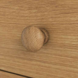 Duchy Oak 3 Drawer Bedside Table Fully Assembled - By Roseland Furniture - thumbnail 6