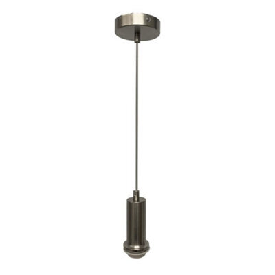 First Choice Lighting Celine - Satin Nickel Ceiling Pendant Flex Suspension Kit For Shades - image 1