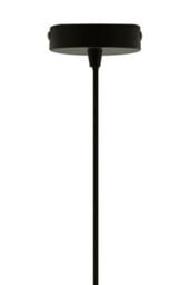 Orsina Small Black And Copper Dome Pendant Light, Matte Black Geometric Ceiling Pendant With Gold Interior - thumbnail 3