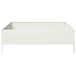 Berkfield Garden Raised Bed White 100X100X33.5 Cm Steel - thumbnail 4