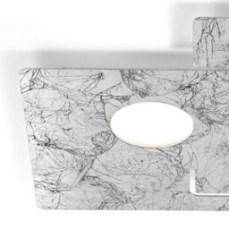 Luminosa Lighting Luminosa Square Lifestyle Metal Surface Mounted Ceiling Light - Vintage Silver Finish, 2X Gx53 - thumbnail 5