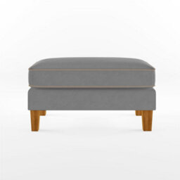 Dorel Home Novogratz Bowen Ottoman In Fabric Grey - thumbnail 4