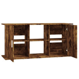 Walplus Smoked Oak Aquarium Stand 121X41X58Cm Engineered Wood Fish Tank Cabinet - thumbnail 6