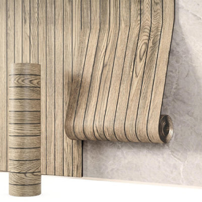 Walplus Rustic Pine Wood Grain Texture Wall Sticker 260 X 40 Cm / 102.4 X 15.7 Inches - image 1