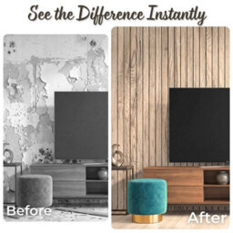 Walplus Rustic Pine Wood Grain Texture Wall Sticker 260 X 40 Cm / 102.4 X 15.7 Inches - thumbnail 3