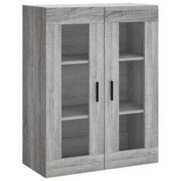 Berkfield Highboard Grey Sonoma 69.5X34X180 Cm Engineered Wood - thumbnail 5