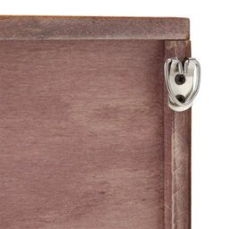 Small Wood Cabinet Retro Storage Drawer Case Display Shelf - thumbnail 4