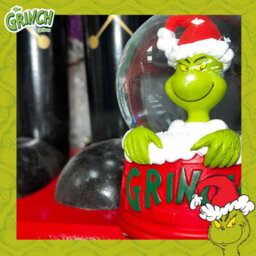 Grinch Christmas Snow Globe Festive Ornament Gift 9Cm X 6.5Cm Red X 1 - thumbnail 5