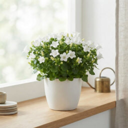 White Campanula 'atlanta' - 11Cm Pot - thumbnail 6