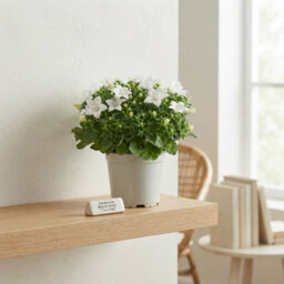 White Campanula 'atlanta' - 11Cm Pot - thumbnail 7