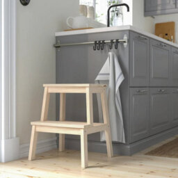 Aspen Step Stool Wooden Kitchen Bathroom Ladder Stool Home Access Aid - thumbnail 5