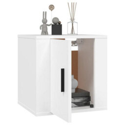 Berkfield Classic Wall Mounted Tv Cabinet White 40X34,5X40 Cm - thumbnail 3