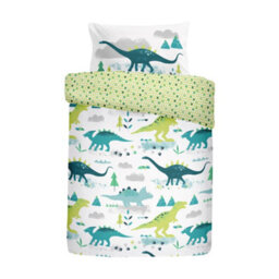 Bedlam Dino Jurassic Glow In The Dark Fun Kids Duvet Cover Set - thumbnail 4
