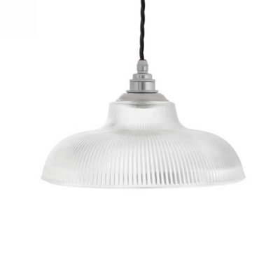 Austen Frosted Glass Pendant Light - Nickel - Se Home
