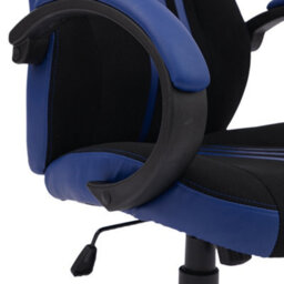 Rg-Edge Gaming Office Chair With High Back, Padded Armrests & Adjustable Height - Blue - thumbnail 6