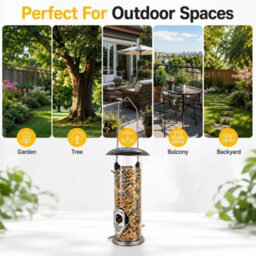 Bird Nut Seed Feeder Deluxe Hanging Feeding Station - thumbnail 4