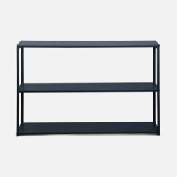 3-Level Industrial Metal Shelving Unit Black - Sweeek - thumbnail 4