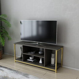 Decorotika Rinaldo Furniture  Tv Stand Gold Frig - thumbnail 2