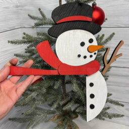 Amorly 8Inch Wooden Christmas Door Topper, Funny Door Frame Corner Sign, Festive Home Ornament For Holiday Party And Indoor Xmas Displays - thumbnail 2