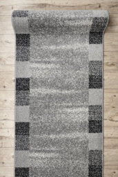RugsX Runner Silver Etna Frame, Sand Grey 120Cm  120X370 Cm - thumbnail 5