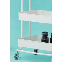Orsina Three Tier Black Trolley, Versatile Drinks Trolley, Lightweight And Compact Storage Garden Trolley  For Home - thumbnail 6