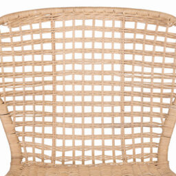 Beliani Set Of 2 Dining Chairs Elfros Rattan Natural - thumbnail 8
