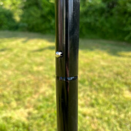 Selections Pole Mounted Metal Bird Seed Feeder Table With Dome Roof - thumbnail 5