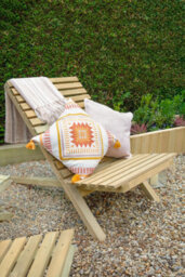 Forest Garden Wooden Garden  Slatted Chair And Table Set - Garden Furniture - thumbnail 2