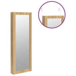 Vidaxl Mirror Jewellery Cabinet Wall Mounted 37.5X10X106 Cm - thumbnail 9