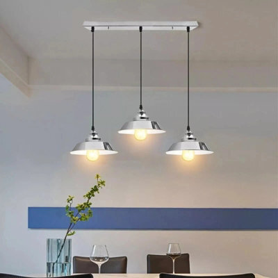 Modern 3 Way Pendant Ceiling Light E27 Kitchen Dining Lamp - image 1