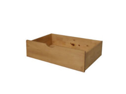 Amani Pine Wood Underbed Mission Storage Boxes (Pair) Waxed + Wheels - thumbnail 3