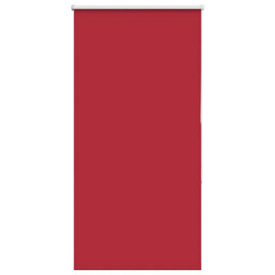 Berkfield Durable Roller Blind Blackout Red 65X130 Cm Fabric Width 60.7 Cm Polyester - image 1