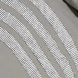 Homespace Direct Ltd Homespace Direct Lace Dia Duvet Cover Set Luxury Double Grey Bedding Set 100% Egyptian Cotton Percale 200 Thread Count - thumbnail 2