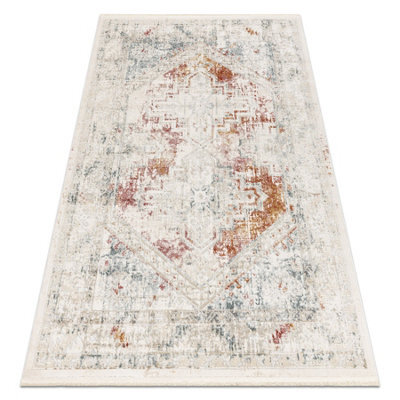 RugsX Distin 0100B Pink / Powder / White Modern Carpet - Ornament, Vintage,   140X190 Cm - image 1