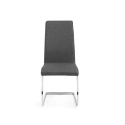 Julian Bowen Set Of 2 Roma Cantilever Dining Chairs Slate Grey - thumbnail 5