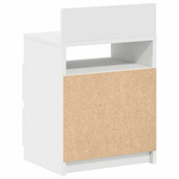 Berkfield Bedside Cabinets 2 Pcs With 2 Drawers White 40X33X60 Cm - thumbnail 8
