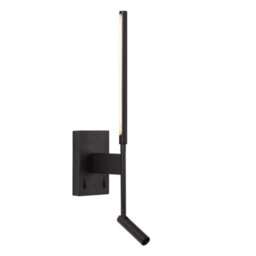 Lucide Finan Wall Light - Led - 2700K - With Usb Charging Point - Black - thumbnail 4