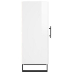 Berkfield Sideboard High Gloss White 34.5X34X90 Cm Engineered Wood - thumbnail 7