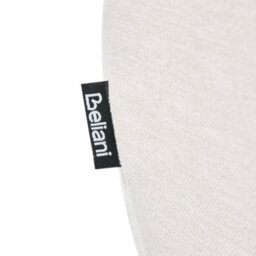 Beliani Dining Chair Swivel Corbie Fabric Off-White - thumbnail 8