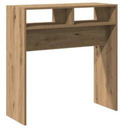 Berkfield Console Table Artisan Oak 78X30X80 Cm Engineered Wood - thumbnail 6