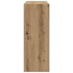 Berkfield Console Table Artisan Oak 78X30X80 Cm Engineered Wood - thumbnail 5