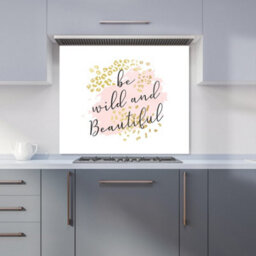 Warren Reed Designer Be Wild And Beautiful Premium Glass Kitchen Splashback W700mm X H750mm - thumbnail 1