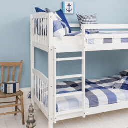 Nöa & Nani Noa & Nani Kids Solid Wood Bunk Bed With 2 Single Beds In White Brighton - thumbnail 3
