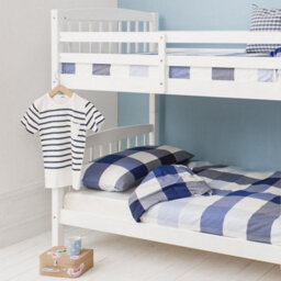 Nöa & Nani Noa & Nani Kids Solid Wood Bunk Bed With 2 Single Beds In White Brighton - thumbnail 5