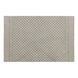 Jvl Everley Machine Washable Latex Backed Runner Doormat, 80X120Cm, Grey - thumbnail 1