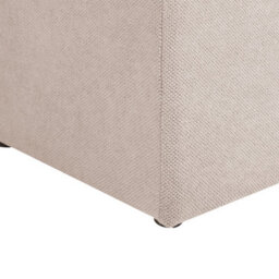 Wyld And Coco Beige Storage Ottoman 100 X 42 X 40 Cm - Rectangular Footstool With Hidden Compartment - thumbnail 8