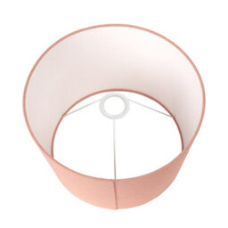 Pacific Lifestyle 40Cm Coral Linen Tapered Table Lampshade Modern Floor Lamp Shade - thumbnail 4