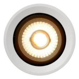 Lucide Fedler Modern Surface Mounted Ceiling Spotlight 12Cm - Led Dim To Warm - Gu10 - 1X12W 2200K/3000K - White - thumbnail 5
