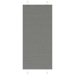 Berkfield Pleated Blind Anthracite 85X200 Cm Fabric Width 84.4 Cm Polyester